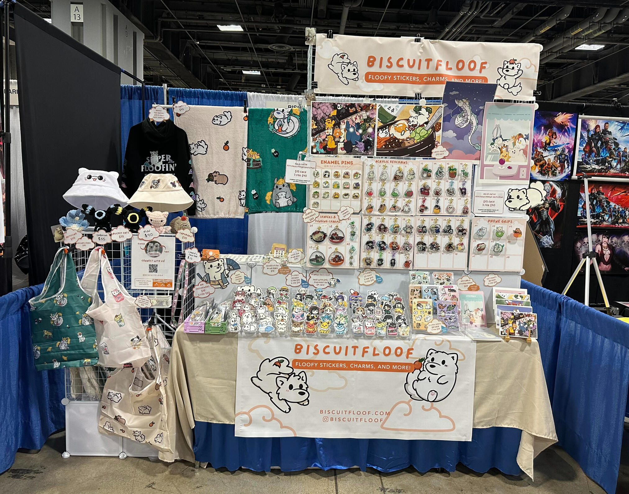 Otakon Table setup